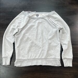 Aerie Women’s Gray Pullover Sweatshirt Relaxed Fit Size Small